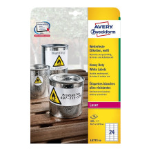 AVERY Zweckform wetterfeste Folienetiketten 63,5 x 33,9 mm