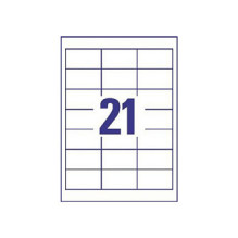 AVERY Zweckform Etiketten 3670 weiß 64,0 x 36,0 mm