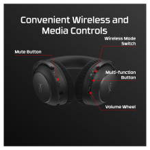 HyperX Cloud Alpha 2 Wireless Gaming-Headset mit RGB-Basisstation