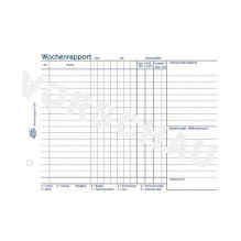 AVERY Zweckform Wochenrapport Formularbuch 1310, 1 St. AVERY Zweckform Wochenrapport Formularbuch 1310, 1 St.