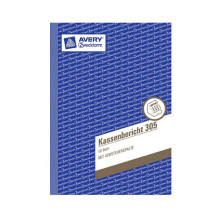 AVERY Zweckform grynųjų pinigų ataskaitų formų knyga 305, 1 vnt. AVERY Zweckform grynųjų pinigų ataskaitų formų knyga 305, 1 vnt.
