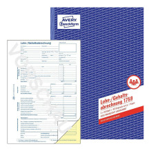 AVERY Zweckform darbo užmokesčio / atlyginimų apskaitos formų knyga 1759, 1 vnt. AVERY Zweckform darbo užmokesčio / atlyginimų apskaitos formų knyga 1759, 1 vnt.