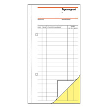 SIGEL Formularbuch Tagesrapport 10,5 x 20,0 cm 2x 40 Seiten SIGEL Formularbuch Tagesrapport 10,5 x 20,0 cm 2x 40 Seiten