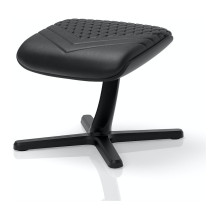 noblechairs kojų atramėlė 2 - natūralios odos juoda noblechairs kojų atramėlė 2 - natūralios odos juoda