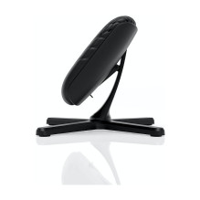 noblechairs kojų atramėlė 2 - natūralios odos juoda noblechairs kojų atramėlė 2 - natūralios odos juoda