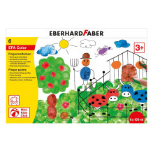 EBERHARD FABER Pirštų dažai, įvairių spalvų