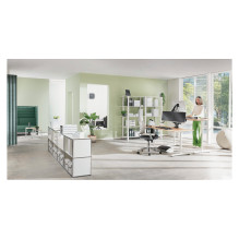LEITZ Dual Monitor Mount, Dark Grey