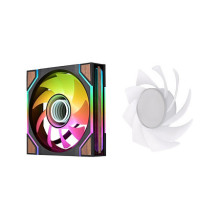 120mm Thermaltake SWAFAN 120 EX INFINITY Wood Edition 3Pack ventiliatorius