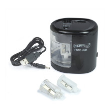RAPESCO® electric pencil sharpener black / transparent RAPESCO® electric pencil sharpener black / transparent
