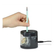RAPESCO® electric pencil sharpener black / transparent RAPESCO® electric pencil sharpener black / transparent
