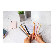 EBERHARD FABER Animal Erase it! Pig Gel Pen 0.7 mm, Ink Color: Blue EBERHARD FABER Animal Erase it! Pig Gel Pen 0.7 mm, Ink Color: Blue