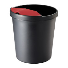helit Wastebasket H6105895 31x32cm 18l round plastic black (H6105895) helit Wastebasket H6105895 31x32cm 18l round plastic black (H6105895)