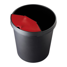 helit Wastebasket H6105895 31x32cm 18l round plastic black (H6105895) helit Wastebasket H6105895 31x32cm 18l round plastic black (H6105895)