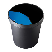 helit Wastebasket H6105895 31x32cm 18l round plastic black (H6105895) helit Wastebasket H6105895 31x32cm 18l round plastic black (H6105895)