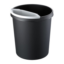 helit Wastebasket H6105895 31x32cm 18l round plastic black (H6105895) helit Wastebasket H6105895 31x32cm 18l round plastic black (H6105895)