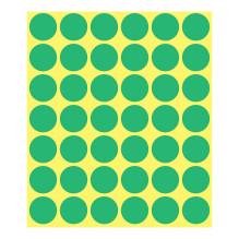 AVERY Zweckform Adhesive dots 3376 green Ø 18.0 mm, 1,056 pcs.