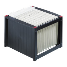 helit Hanging file basket without folders - black