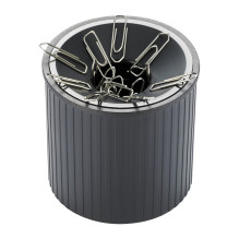 helit Linear Paper Clip Dispenser, Black helit Linear Paper Clip Dispenser, Black