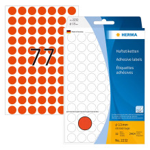 HERMA Klebepunkte Ø 13,0 mm...