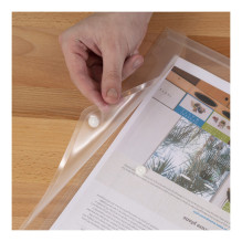 RAPESCO® Dokumententaschen ECO GRS DIN A4 transparent klar, 10 St. RAPESCO® Dokumententaschen ECO GRS DIN A4 transparent klar, 10 St.