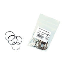 WEDO Silver keyring - 15 pieces
