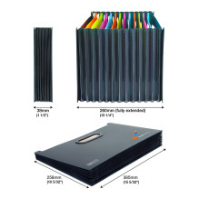 RAPESCO® Expanding File DIN A4 Extra Wide 13-Pocket Black