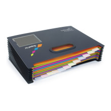 RAPESCO® Expanding File DIN A4 13-Pocket Black RAPESCO® Expanding File DIN A4 13-Pocket Black