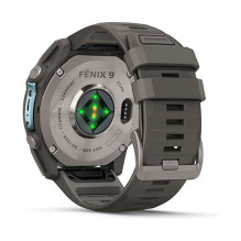 Garmin fenix 9 51mm Kieselgrau / Titan Silikon Armband Garmin fenix 9 51mm Kieselgrau / Titan Silikon Armband