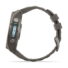Garmin fenix 9 51mm Kieselgrau / Titan Silikon Armband Garmin fenix 9 51mm Kieselgrau / Titan Silikon Armband