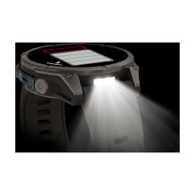 Garmin fenix 9 47mm Kieselgrau / Titan Silikon Armband Garmin fenix 9 47mm Kieselgrau / Titan Silikon Armband