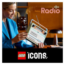 LEGO Icons 10334 Radijas su retro rašikliu