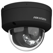 Hikvision DS-2CD2143G2-LIS2U(2.8mm)(SCHWARZ) 4 MP Acusense Smart Hybrid Light Feste Dome Netzwerk Kamera