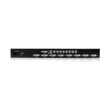 8 Port 1HE DVI USB KVM Switch - 8-fach DVI-I / USB-B Umschalter zur Rack-Montage 8 Port 1HE DVI USB KVM Switch - 8-fach DVI-I / USB-B Umschalter zur Rack-Montage