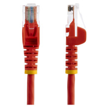 0.5m Red Cat5e jungiamasis kabelis su neslystančiomis RJ45 jungtimis – trumpas Ethernet kabelis – 0,5 m Cat 5e UTP kabel