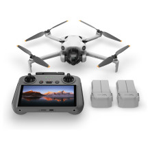 DJI „Mini 4 Pro Fly More“ rinkinys + nuotolinio valdymo pultas, baltas DJI „Mini 4 Pro Fly More“ rinkinys + nuotolinio valdymo pultas, baltas