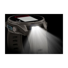 Garmin fenix 9 43mm Kieselgrau / Titan Silikon Armband Garmin fenix 9 43mm Kieselgrau / Titan Silikon Armband