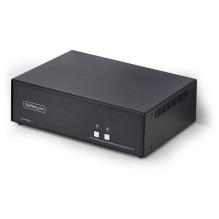 2-Port Dual-Monitor Secure KVM Switch HDMI-DP 4K 60Hz NIAP 4.0 Zertifizierter Desktop KVM Umschalter 2 PCs 2monitore