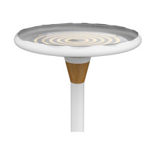 UNiLUX Stehlampe 44.6 W weiß / bambus