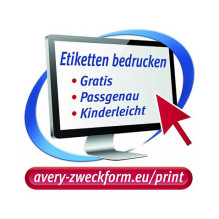 AVERY Zweckform wetterfeste Folienetiketten 45,7 x 21,2 mm AVERY Zweckform wetterfeste Folienetiketten 45,7 x 21,2 mm