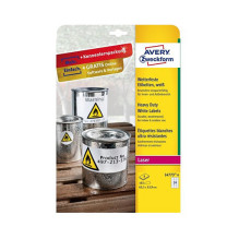 AVERY Zweckform wetterfeste Folienetiketten 63,5 x 33,9 mm AVERY Zweckform wetterfeste Folienetiketten 63,5 x 33,9 mm