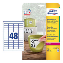 AVERY Zweckform wetterfeste Folienetiketten 45,7 x 21,2 mm