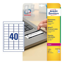 AVERY Zweckform tamper-evident foil labels 45.7 x 25.4 mm AVERY Zweckform tamper-evident foil labels 45.7 x 25.4 mm