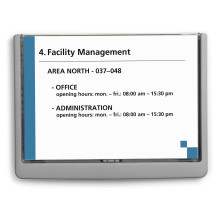 Door sign ClckSignA5 210x148.5 mm, adhesive/screw-on, graphite Door sign ClckSignA5 210x148.5 mm, adhesive/screw-on, graphite