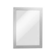 Duraframe A5 self-adhesive information frames, 2 pieces, silver