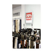 Duraframe A5 self-adhesive information frames, 2 pieces, silver