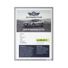Self-adhesive document sleeves A4 grey