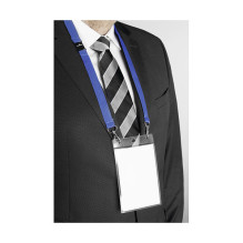 Name badges, dark blue, 10.5 cm x 14.8 cm
