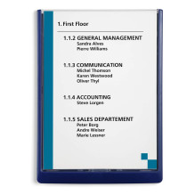 Door sign 21.0 x 29.7 cm dark blue Door sign 21.0 x 29.7 cm dark blue