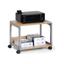 System Multi Trolley 48 metallic silber / buche System Multi Trolley 48 metallic silber / buche