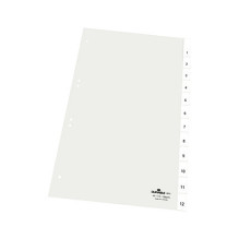 Ordnerregister Vollformat 1-12 / Jan.-Dez. DIN A4